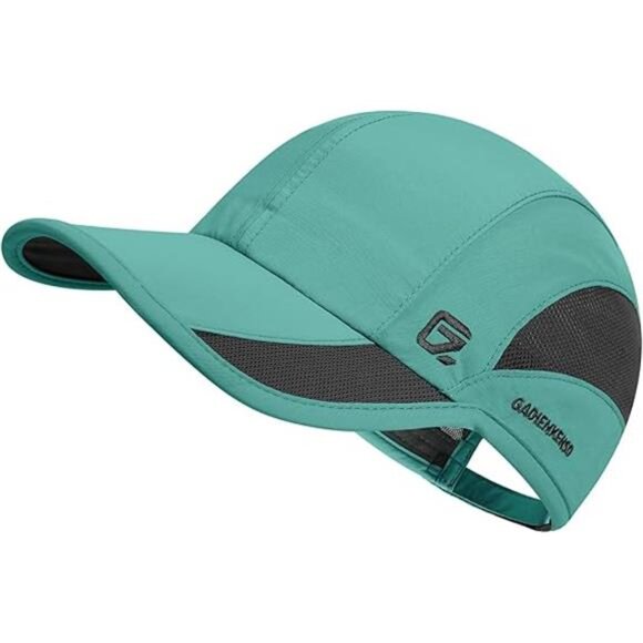 Quick Dry Running Hat Men Women Breathable Mesh Adjustable Sun Protection Cap - Picture 7 of 7